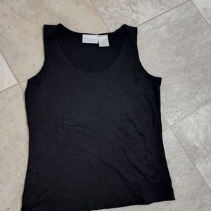 Black tank top